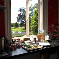 uitzicht keuken